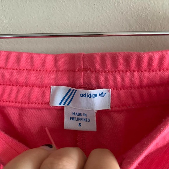 adidas Originals Pink Joggers with Orange Accents - Picture 2 of 4